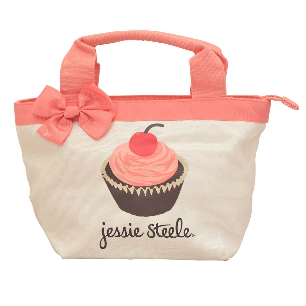 【※アウトレット※】ジェシースティール Jessie Steele バッグ リボン トートバッグ ハンドバッグ JS-BA-A cherry cupcake カップケーキ