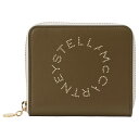 ステラ マッカートニー ミニ財布 レディース ステラマッカートニー STELLA McCARTNEY 財布 二つ折り財布 折りたたみ財布 7P0009 W8856 3220 bwst00117l Zip Around Mini Wallet Bicolor Eco Alter Mat MILITARY GREEN カーキオリーブ系