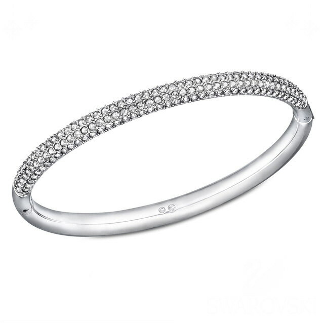 スワロフスキー SWAROVSKI Stone Mini クリスタル パヴェ バングル Sサイズ 5032845