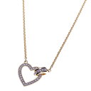 スワロフスキー SWAROVSKI ネックレス ペンダント アクセサリー 5636449 Lovely necklace ラブリー ハート ゴールド