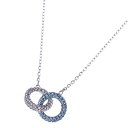 スワロフスキー SWAROVSKI ネックレス ペンダント アクセサリー 5642883 Stone necklace ストーン シルバー+ブルー系