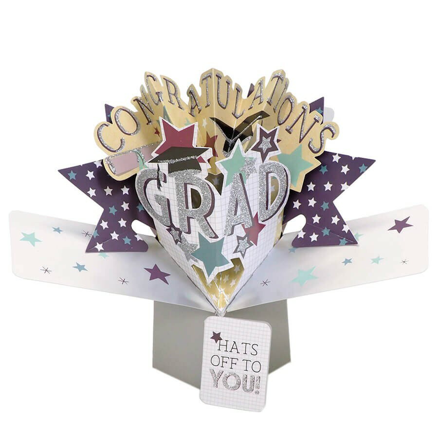【楽天スーパーSALE対象商品】セカンドネイチャー ポップアップカード グラデュエーション POP159 卒業祝い 卒園祝い 3D メッセージカード イベント ...