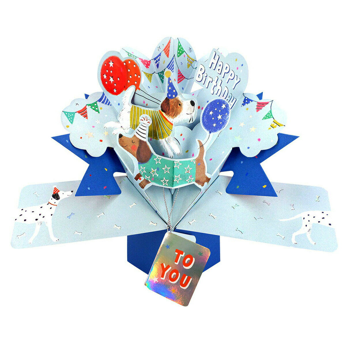 【楽天スーパーSALE対象商品】セカンドネイチャー SECOND NATURE ポップアップカード グリーティングカード パーティードッグ POP230 HAP...