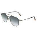 ゼニア ZEGNA サングラス ノーズパッド UVカット アイウェア ウェリントン EZ0145-D/S 08B 61 メンズ ガンメタル+グレーグラデーション