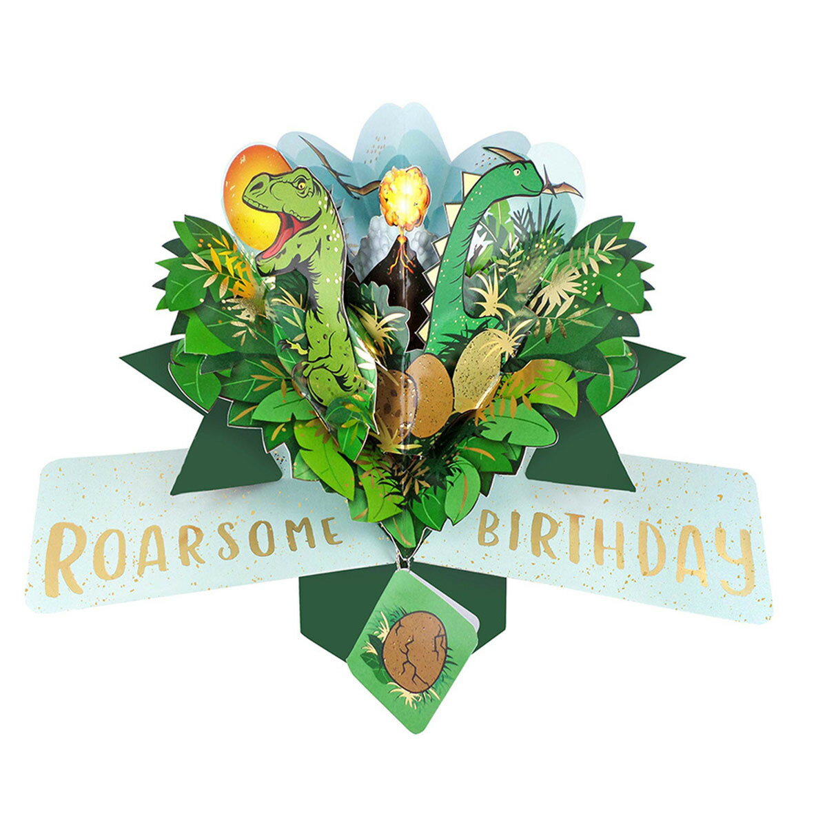 【楽天スーパーSALE対象商品】セカンドネイチャー SECOND NATURE ポップアップカード グリーティングカード バースデー ダイナソー POP232 ...