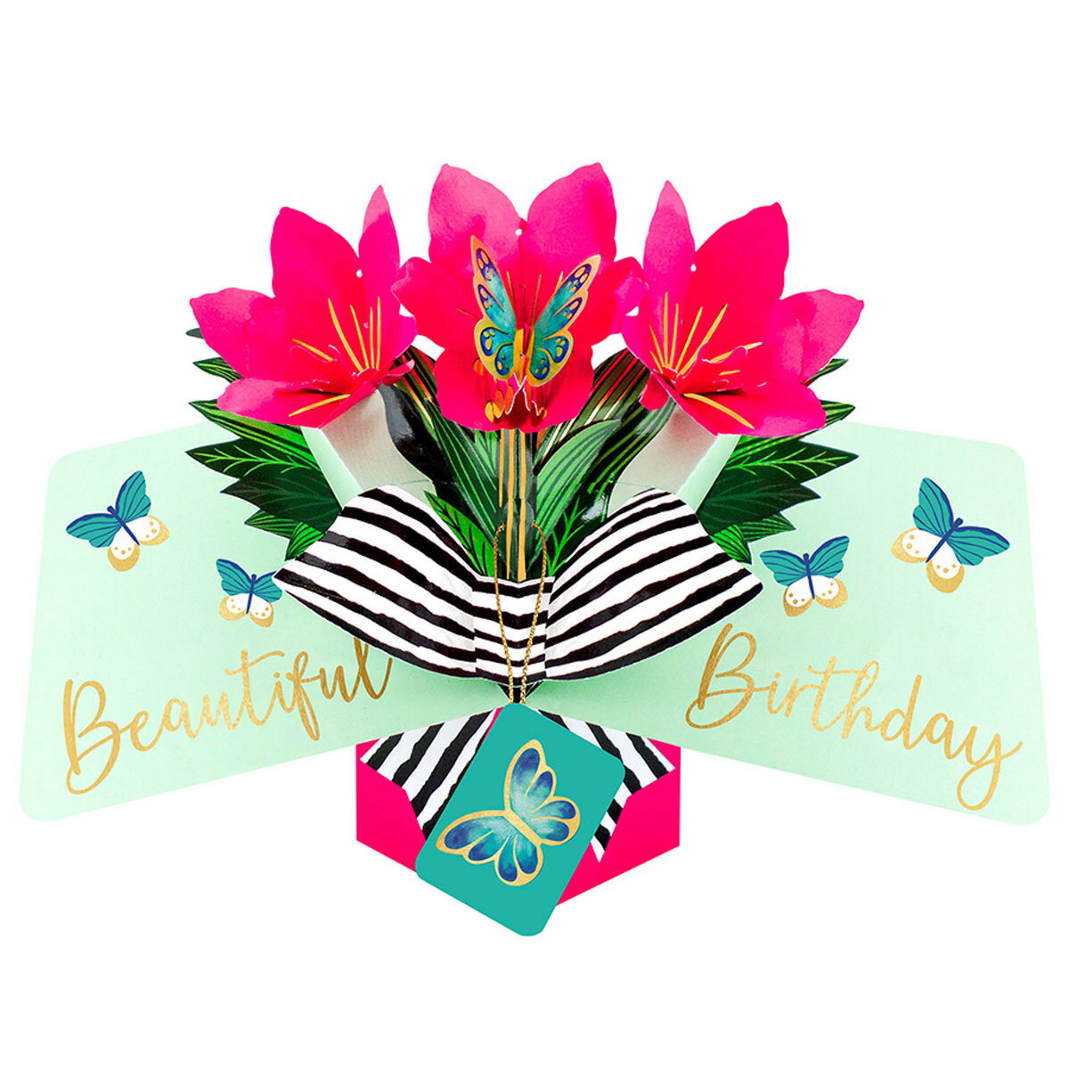 【楽天スーパーSALE対象商品】セカンドネイチャー SECOND NATURE ポップアップカード グリーティングカード バースデー アマリリス POP241 ...