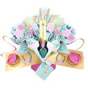 セカンドネイチャー SECOND NATURE ポップアップカード グリーティングカード ウエディング コングラッツ POP246 結婚祝い 3D メッセージカ...
