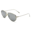 ゼニア ZEGNA サングラス ノーズパッド UVカット アイウェア ティアドロップ EZ0072/S 12C 59 メンズ レディース ユニセックス シルバー...