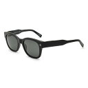 ゼニア ZEGNA サングラス アイウェア EZ0087/S 01A 52 ウェリントン型 メンズ レディース ユニセックス ブラック+グレー