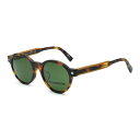 ゼニア ZEGNA サングラス アジアンフィット UVカット アイウェア ボストン EZ0100-F/S 52F 52 メンズ ハバナ+キャメル+グリーン