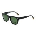 ゼニア ZEGNA サングラス アジアンフィット UVカット アイウェア ボストン EZ0101-F/S 02N 54 メンズ マットブラック+グリーン