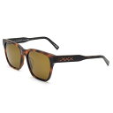 ゼニア ZEGNA サングラス アイウェア UVカット EZ0147-D/S 52J 57 ウェリントン型 スクエア型 メンズ レディース ユニセックス ハバナ...