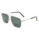 ゼニア ZEGNA サングラス アイウェア ノーズパッド UVカット EZ0148-D/S 16A 62 ティアドロップ型 スクエア型 メンズ レディース ユニ...