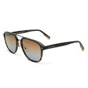 ゼニア ZEGNA サングラス アイウェア ノーズパッド UVカット EZ0159-D/S 52F 59 ウェリントン型 メンズ レディース ユニセックス ハバ...