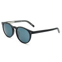 ゼニア ZEGNA サングラス アイウェア アジアンフィット UVカット EZ0172-F/S 01V 55 ボストン型 メンズ レディース ユニセックス ブラ...