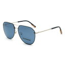 ゼニア ZEGNA サングラス アイウェア ノーズパッド UVカット EZ0179-D/S 16X 63 アビエーター型 メンズ レディース ユニセックス シル...