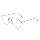 ゼニア ZEGNA メガネ 眼鏡 フレームのみ ノーズパッド EZ5221/V 016 51 ボストン型 メンズ シルバー