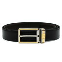 ダンヒル dunhill ベルト BELT バックル リバーシブル ビジネス カジュアル HPM230A42 メンズ ブラック+ダークブラウン