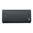 ダンヒル dunhill 財布 長財布 フラップ式 かぶせ L2S810A Fulham メンズ Black/Burgundy ブラック バーガンディ