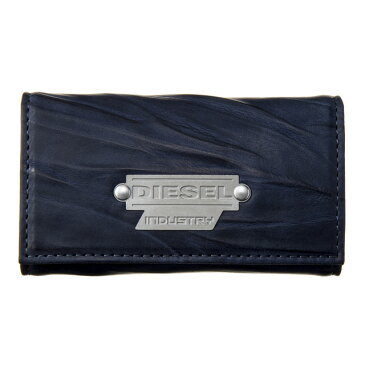 ディーゼル DIESEL X05584 PR556 T6062 KEYCASE O キーリング付 キーケース PEACOAT BLUE ネイビーブルー系