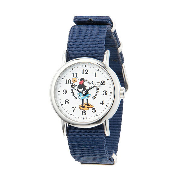 ディズニー ディズニー Disney レディース ミニーマウス 腕時計 M30-02-WHNV MickeyWatch ミッキーウォッチ クオーツ式 ホワイト+ネイビー