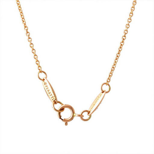 ティファニー TIFFANY&CO 27953948 エルサ・ペレッティ ダイヤモンド バイ ザ ヤード ペンダント ネックレス 3Pダイヤモンド 18KRG 0.21ct ピンクゴールド レディース 女性 ギフト 母の日プレゼント 新品