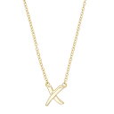 ティファニー TIFFANY&CO 61912517 パロマ・ピカソ グラフティ X キス ペンダント ネックレス ミニ イエローゴールド レディース 女性 ギ...