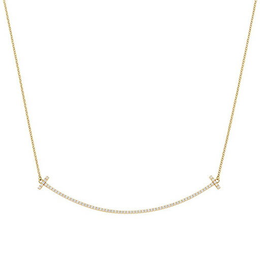 ティファニー TIFFANY&CO 34946078 Tiffany T スマイル ペンダント ネックレス イエローゴールド K18YG レディース 女性 ギフ...