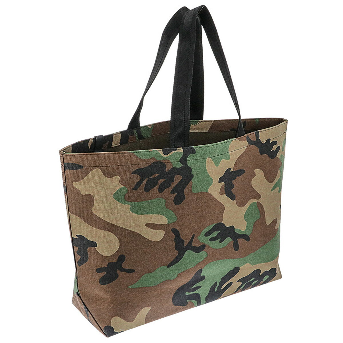 ディーゼル DIESEL バッグ X05513 PS536 H3845 リバーシブル トートバッグ ショルダーバッグ GREEN CAMOUFLAGE グリーンカモフラ柄(迷彩)＋カーキグリーン系