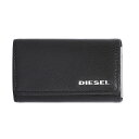 ディーゼル DIESEL キーケース X06640 P3043 H0999 KEYCASE II キーリング キーホルダー付き 6連キーケース BLACK/GREY ブラック＋グレー