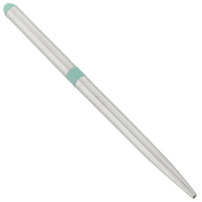 ティファニー TIFFANY&CO. ペン 筆記具 62385669 SS BLUE BAND PURSE PEN ブルー バンド パースペン ボールペン スターリングシルバー ティファニーブルー pbtf00012l