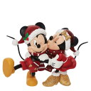 エネスコ enesco ディズニーショーケース Disney Showcase ミッキー＆ミニー ホリデー クリスマス フィギュア 置物 人形 6010733 インテリア サンタクロース