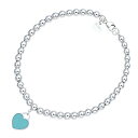 ティファニー TIFFANY&CO. リターントゥティファニー RTT ティファニーブルー ハート タグ ビーズ ブレ…