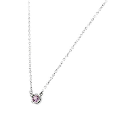 【TIFFANY&CO】ティファニー レディース アクセサリー エルサ・ペレッティ カラーバイザヤード ペンダント ピンクサファイヤ 0.08ct 25390474