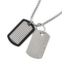 ディーゼル ディーゼル DIESEL ネックレス DX1314040 DOUBLE DOG TAG ダブルドッグタグ ダブルプレート ペンダント メンズ アクセサリー シルバー