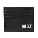 【楽天スーパーSALE対象商品】ディーゼル DIESEL カードケース 定期入れ X08193 PS679 T8013 メンズ ブラック