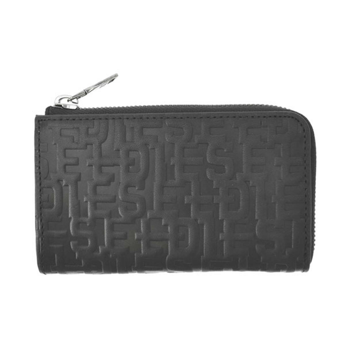 ディーゼル DIESEL キーケース キーリング キーホルダー コインケース 小銭入れ X09339 P0556 T8004 KEY POUCH WALLET メンズ ブラック