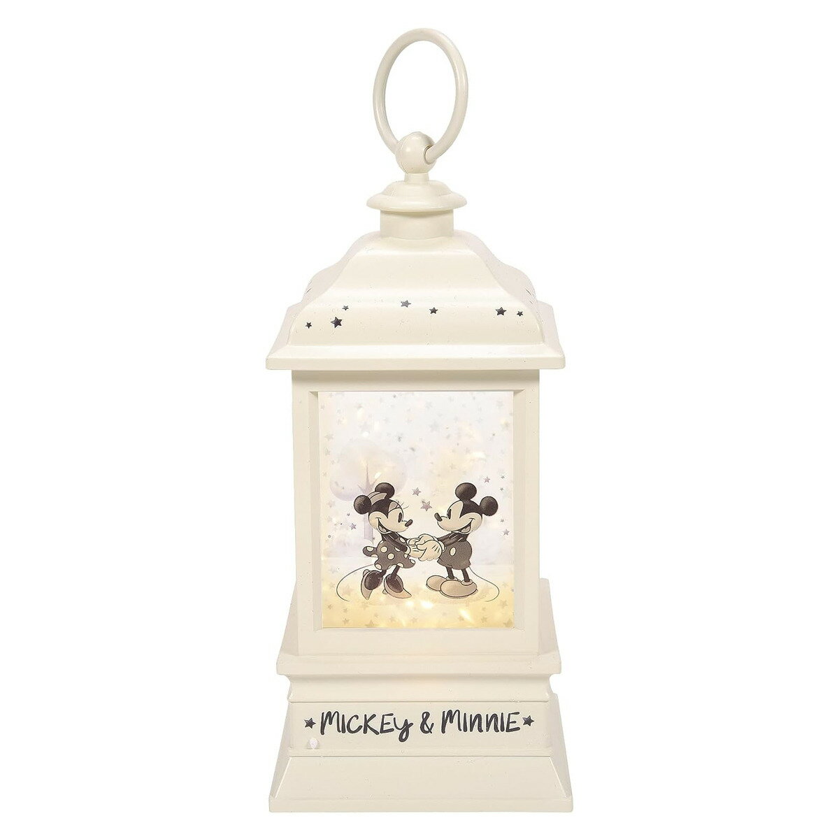 エネスコ enesco. ディズニーショーケース Disney Showcase ミッキー＆ミニー ウォーター ランタン 6013277 インテリア雑貨 置物