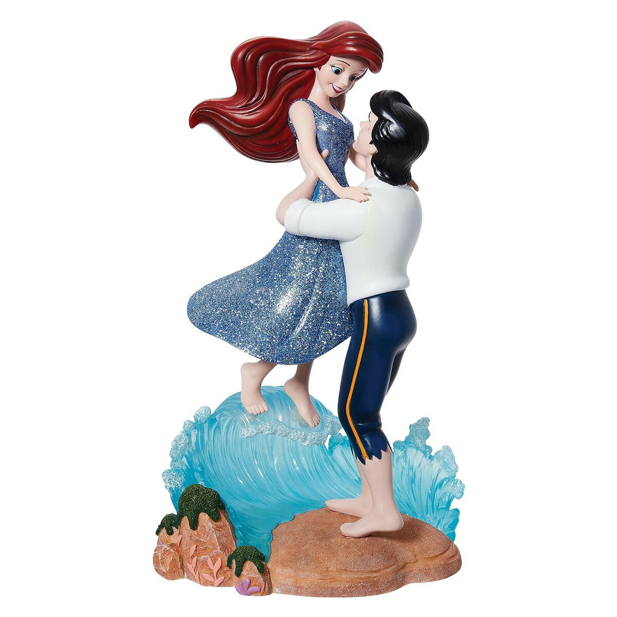 エネスコ enesco. ディズニーショーケース Disney Showcase アリエル ＆ エリック王子 6013289 インテリア雑貨 フィギュア 置物 人形 リトルマーメイド