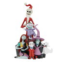 エネスコ enesco. ディズニーショーケース Disney Showcase ナイトメアービフォアクリスマス キャラクターピラミッド 置物 フィギュア 60...