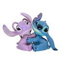 エネスコ enesco. ディズニーショーケース Disney Showcase スティッチ&エンジェル ブックエンド 本立て 置物 6016318 リロアンド...