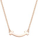 ティファニー TIFFANY&CO ネックレス ペンダント アクセサリー 62617748 antf00784l Tiffany T ティファニーT スマイル マイクロ 18KRG ローズゴールド