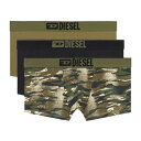 ディーゼル DIESEL ボクサーパンツ 前閉じ コットン 3枚組 セット 00ST3V0WIAM E7014 メンズ ミリタリーグリーン