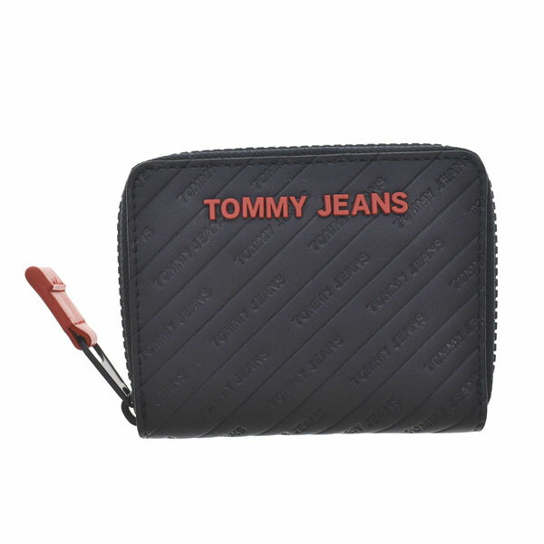 トミーヒルフィガー ジーンズ TOMMY HILFIGER JEANE 二つ折り財布 小銭入れ付き ネイビー AW0AW10685 C87 プレゼント ギフト 新品