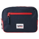 トミーヒルフィガー ジーンズ TOMMY HILFIGER JEANS ウエストバッグ AM0AM06870 0GY メンズ レディース ユニセックス ネイビー+レッド