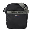 トミーヒルフィガー ショルダーバッグ メンズ トミーヒルフィガー トミージーンズ TOMMY HILFIGER TOMMY JEANS バッグ 斜め掛けバッグ ショルダーバッグ AM0AM08208 BDS Black ブラック