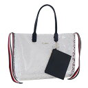 トミーヒルフィガー TOMMY HILFIGER バッグ トートバック AW0AW08319 0K4 Transparent Monogram クリア+マルチ