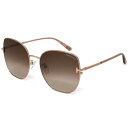 トムフォード TOM FORD サングラス アジアンフィット FT0895 K 33F 61 メンズ レディース ユニセックス ピンクゴールド+ブラウン系グラデ...