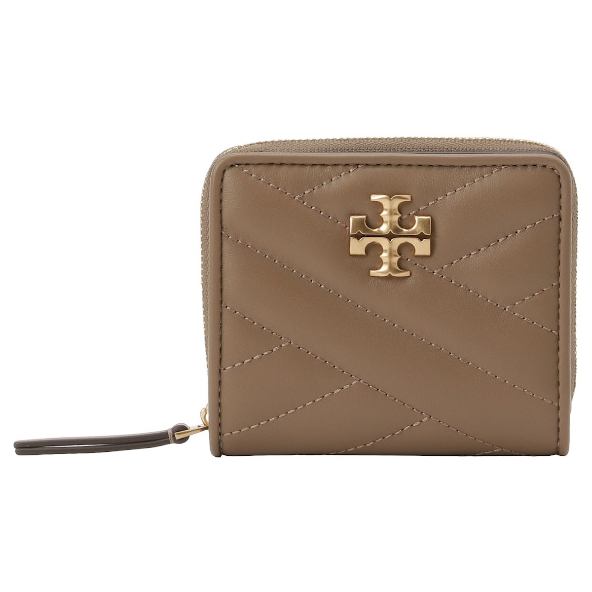 トリーバーチ ミニ財布 レディース トリーバーチ TORY BURCH 財布 二つ折り財布 折りたたみ財布 90344 250 bwtb00209l ダブルT ロゴ Kira Chevron Bi-Fold Wallet キラ シェブロン キルティング SANDPIPER ベージュブラウン系