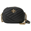 トリーバーチ　ポシェット トリーバーチ TORY BURCH バッグ 斜め掛けバッグ ショルダーバッグ ポシェット 90450 001 bbtb00211l Kira Chevron Small Camera Bag キラ シェブロン スモール カメラバッグ BLACK ブラック